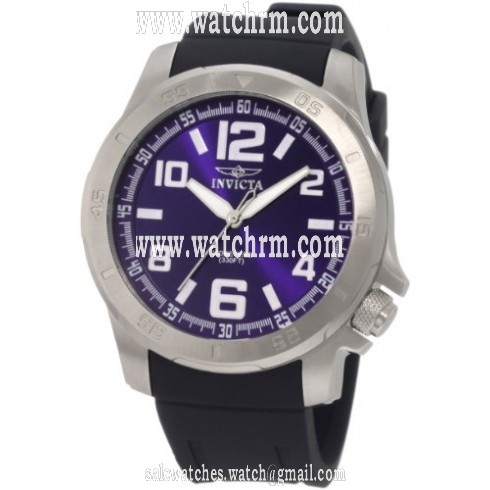 Invicta Specialty Blue Dial Black Polyurethane Men's Watch 1903