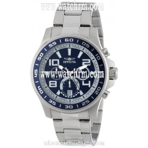 Invicta Specialty Blue Dial Men's Stainless Steel Watch 14332