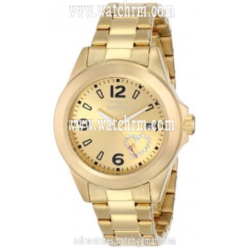 Invicta Specialty Champagne Dial Gold-plated Ladies Watch 16327