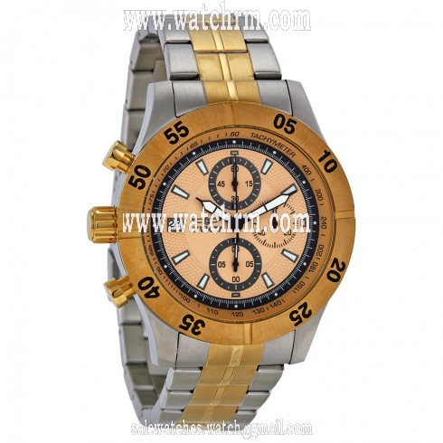 Invicta Specialty Champagne Dial Two Tone Steel Chronograph Men's Watch 11275