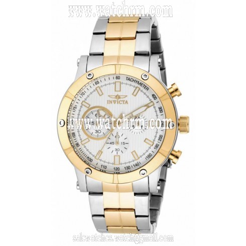 Invicta Specialty Chronograh Silver Dial Two-tone Men's Watch 18164