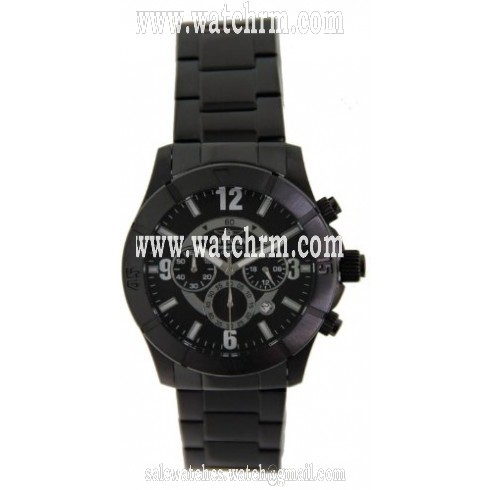 Invicta Specialty Chronograph Black Dial Black IP Stainless Steel Men's Watch 1425
