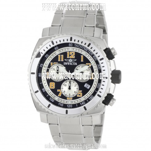 Invicta Specialty Chronograph Black Dial Stainless Steel Men's Watch 0616