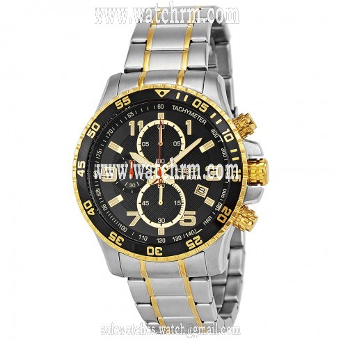 Invicta Specialty Chronograph Black Dial Stainless Steel Men's Watch 14876