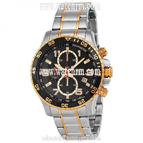 Invicta Specialty Chronograph Black Dial Stainless Steel Men's Watch 14877