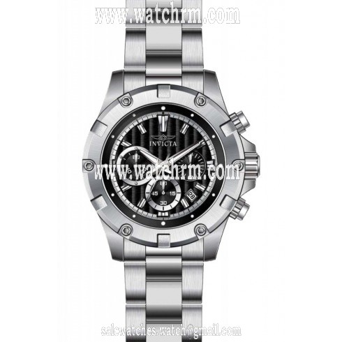 Invicta Specialty Chronograph Black Dial Stainless Steel Men's Watch 15601