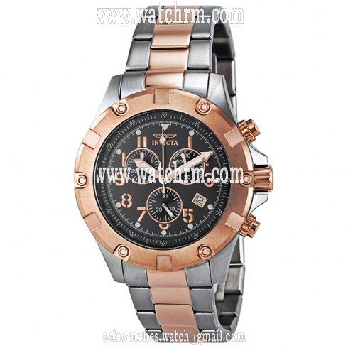Invicta Specialty Chronograph Black Dial Two-Tone Men's Watch 13617