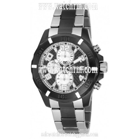 Invicta Specialty Chronograph Black Dial Two-tone Men's Watch 18052