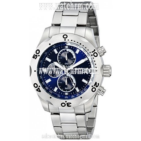 Invicta Specialty Chronograph Blue and Silver Dial Gunmetal Ion-plated Men's Watch 17748