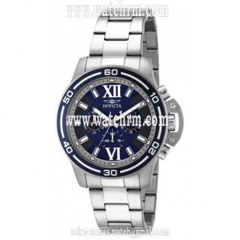 Invicta Specialty Chronograph Blue Dial Stainless Steel Men's Watch 15057