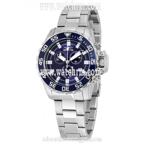 Invicta Specialty Chronograph Blue Dial Stainless Steel Swiss Quartz Men's Watch 13625