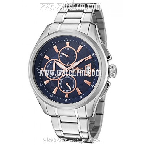 Invicta Specialty Chronograph Navy Blue Dial Stainless Steel Men's Watch 1482