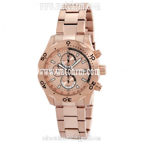 Invicta Specialty Chronograph Rose Dial Rose Gold Ion-plated Men's Watch 17752