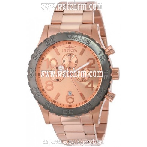 Invicta Specialty Chronograph Rose Dial Rose Gold-plated Men's Watch 15161