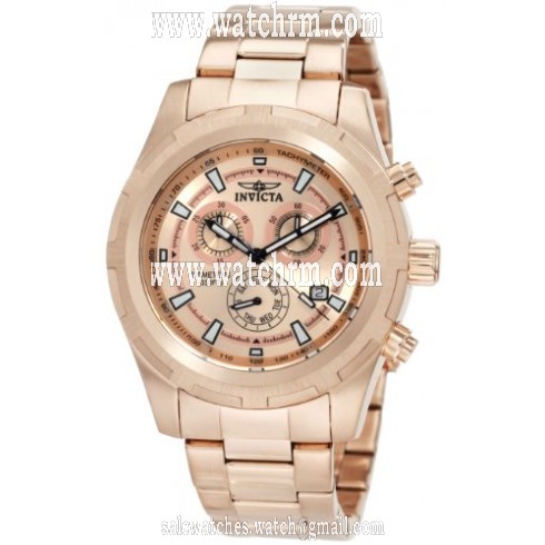 Invicta Specialty Chronograph Rose Gold-tone Dial Rose Gold-tone PVD Men's Watch 1562
