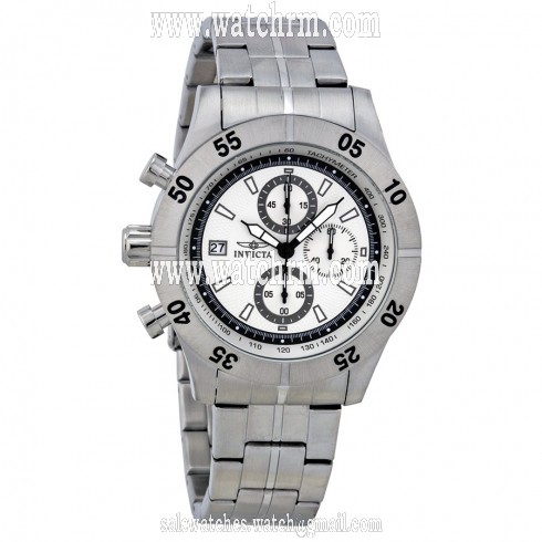 Invicta Specialty Chronograph Silver Dial Stainless Steel Men's Watch 11274