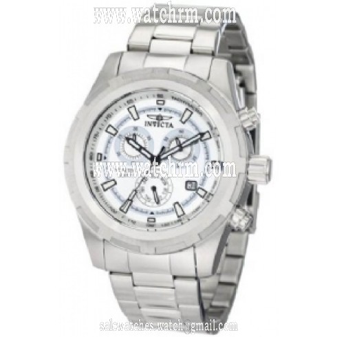 Invicta Specialty Chronograph Silver Dial Stainless Steel Men's Watch 1558