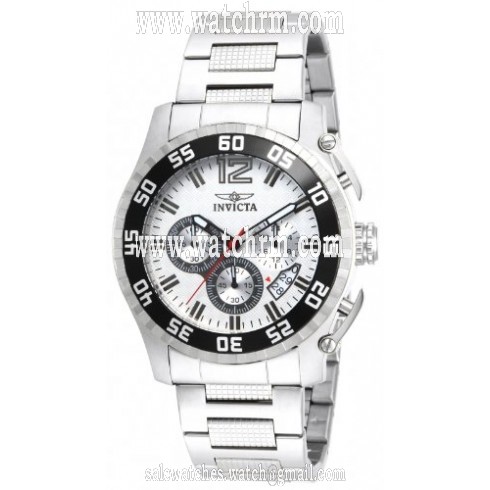 Invicta Specialty Chronograph Silver Dial Stainless Steel Men's Watch 16649