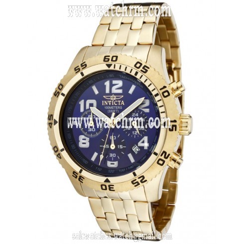 Invicta Specialty Chronograph Tachymeter Gold-tone Men's Watch 1490