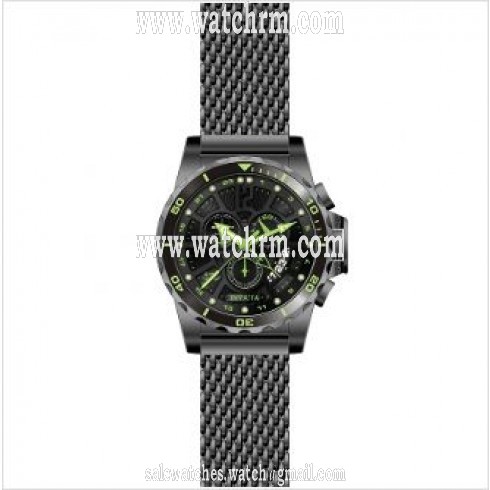 Invicta Specialty GMT Multi-Function Black Dial Stainless Steel Men's Watch 80274