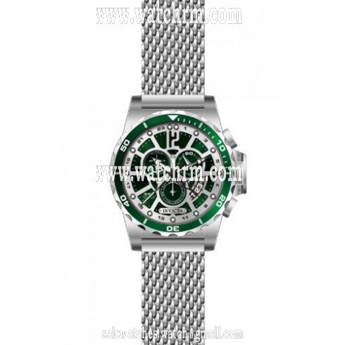 Invicta Specialty GMT Multi-Function Green Dial Stainless Steel Men's Watch 80265