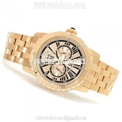 Invicta Specialty Gold-tone Dial Gold Ion-plated Stainless Steel Men's Watch 14588
