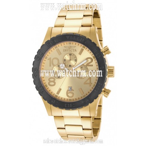 Invicta Specialty Gold-Tone Stainless Steel Chronograph Men's Watch 15160