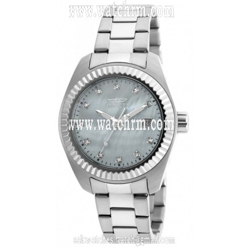 Invicta Specialty Lady Mother of Pearl Dial Stainless Steel Ladies Watch 20351