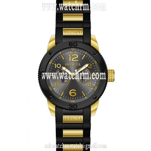 Invicta Specialty Multi-Function Black Dial Black Polyurethane Men's Watch 15810