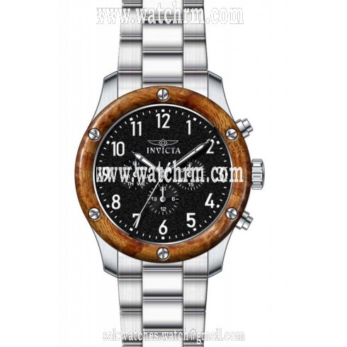 Invicta Specialty Multifunction Black Dial Stainless Steel Men's Watch 20486