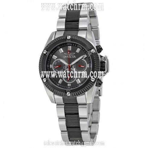Invicta Specialty Multi-Function Charcoal Dial Two-tone Men's Watch 17059