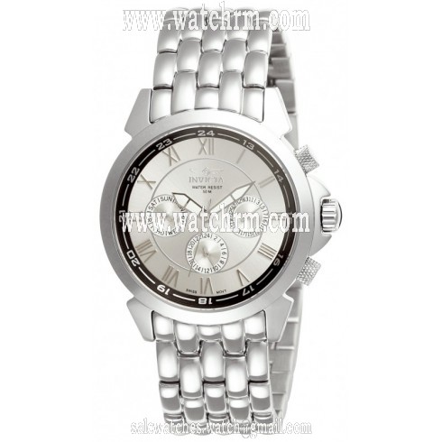 Invicta Specialty Multi-Function Silver Dial Stainless Steel Men's Watch 2875