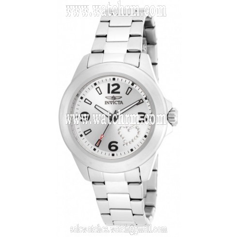 Invicta Specialty Silver Dial Stainless Steel Ladies Watch 17932