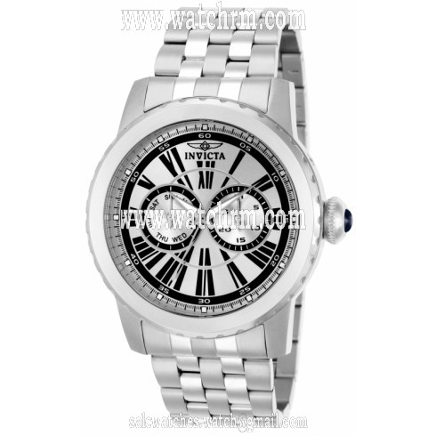 Invicta Specialty Silver Dial Stainless Steel Men's Watch 14586