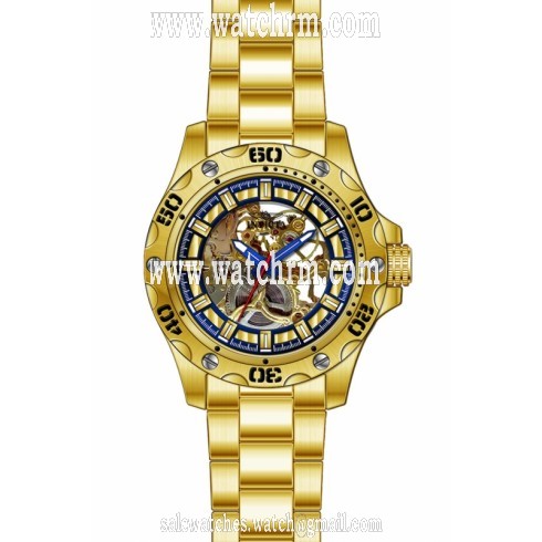 Invicta Specialty Translucent Gold Dial Gold-plated Men's Watch 15232