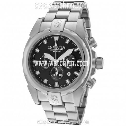 Invicta Speedway Black Dial Chronograph Steel Men's Watch 1335