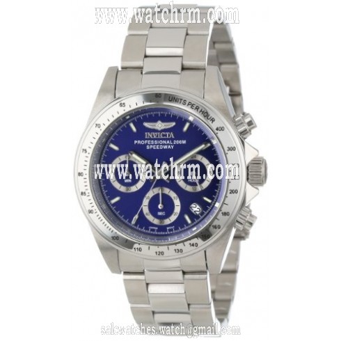 Invicta Speedway Chronograph Blue Dial Stainless Steel Men's Watch 14382