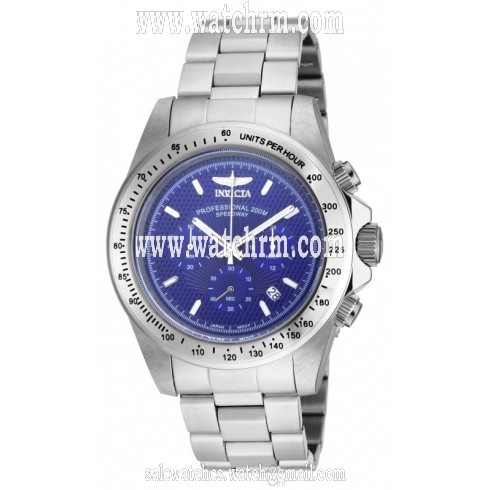 Invicta Speedway Chronograph Blue Dial Stainless Steel Men's Watch 18391