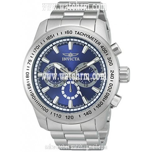 Invicta Speedway Chronograph Blue Dial Stainless Steel Men's Watch 21795