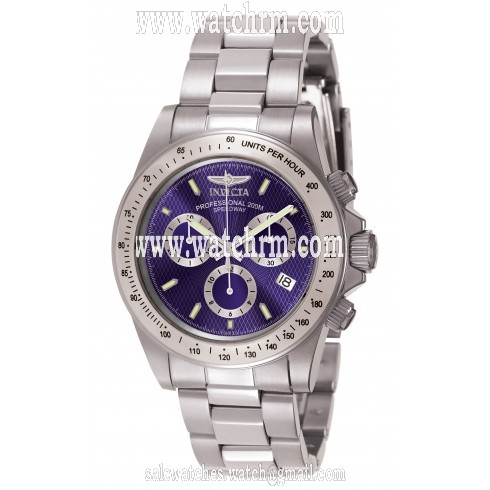 Invicta Speedway Chronograph Blue Dial Stainless Steel Men's Watch 7027