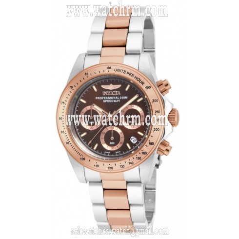 Invicta Speedway Chronograph Brown Dial Two-tone Men's Watch 17029