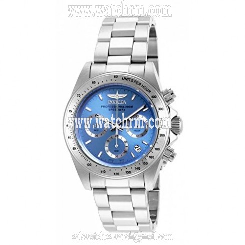 Invicta Speedway Chronograph Light Blue Dial Stainless Steel Ladies Watch 16655