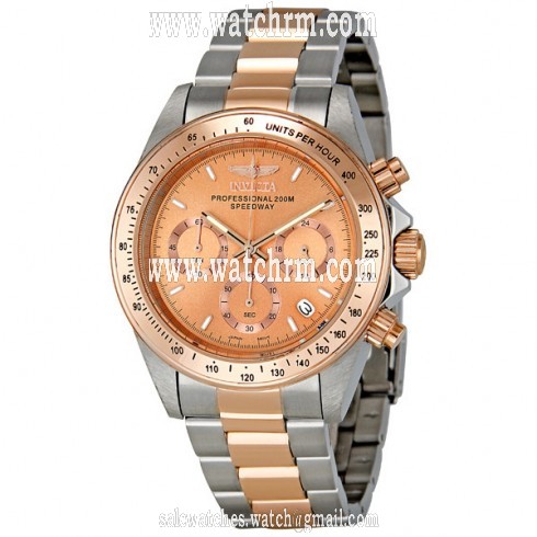 Invicta Speedway Chronograph Rose-Gold Tone Two-tone Stainless Steel Men's Watch 6933