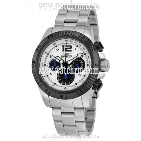 Invicta Speedway Chronograph Silver Dial Stainless Steel Men's watch
