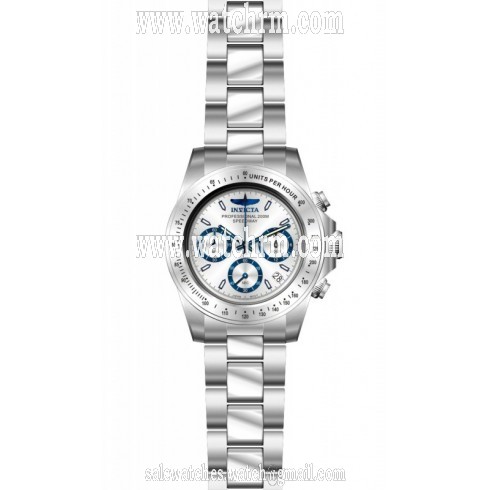 Invicta Speedway Chronograph Silver Dial Stainless Steel Men's Watch 17311