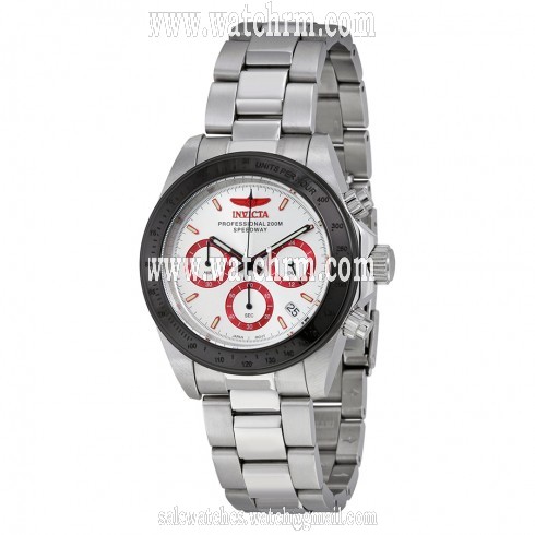 Invicta Speedway Chronograph Silver Dial Stainless Steel Men's Watch 17314