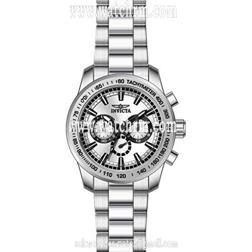 Invicta Speedway Chronograph Silver Dial Stainless Steel Men's Watch 21794