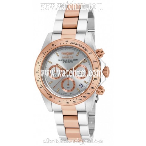 Invicta Speedway Chronograph Silver Dial Two-tone Men's Watch 17030