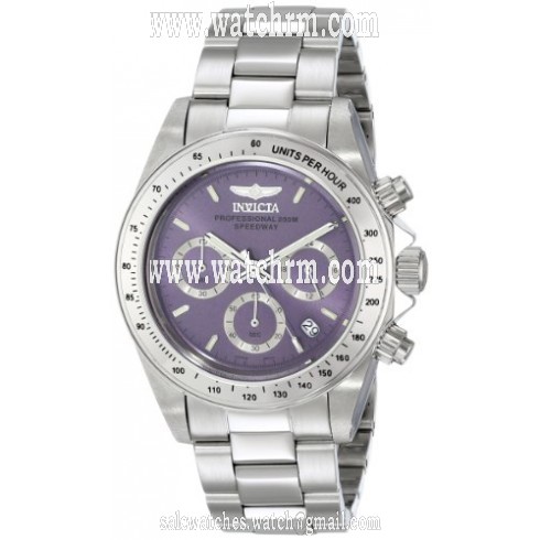Invicta Speedway Chronograph Violet Dial Stainless Steel Ladies Watch 16656