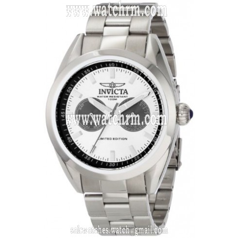 Invicta Speedway Multi-Function Silver Dial Stainless Steel Men's Watch 14703